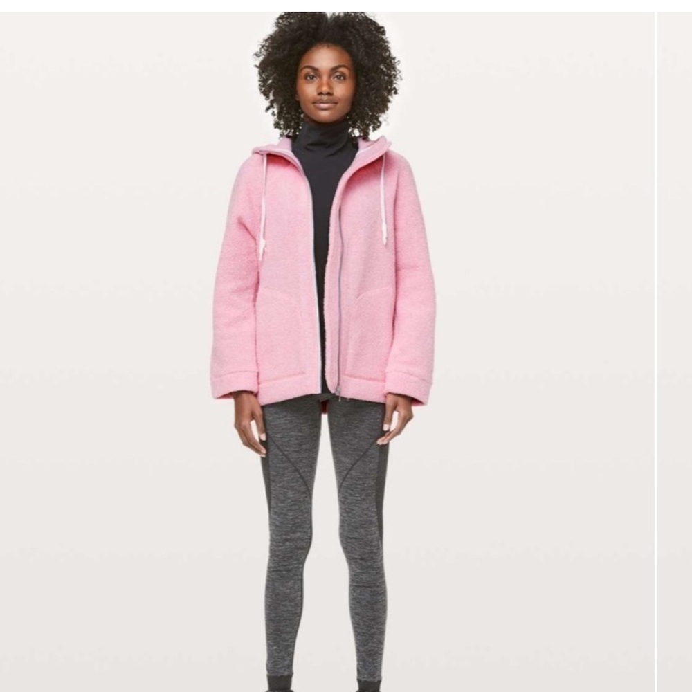Cozy jacket 10 Lululemon pink
